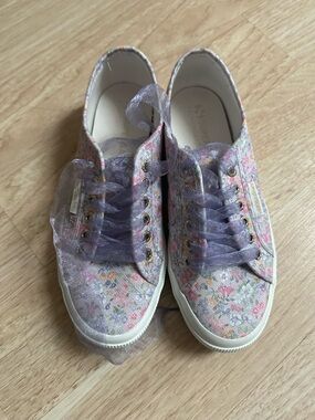 Floral  Sneakers with  by Superga Love Shack Fancy limited edition